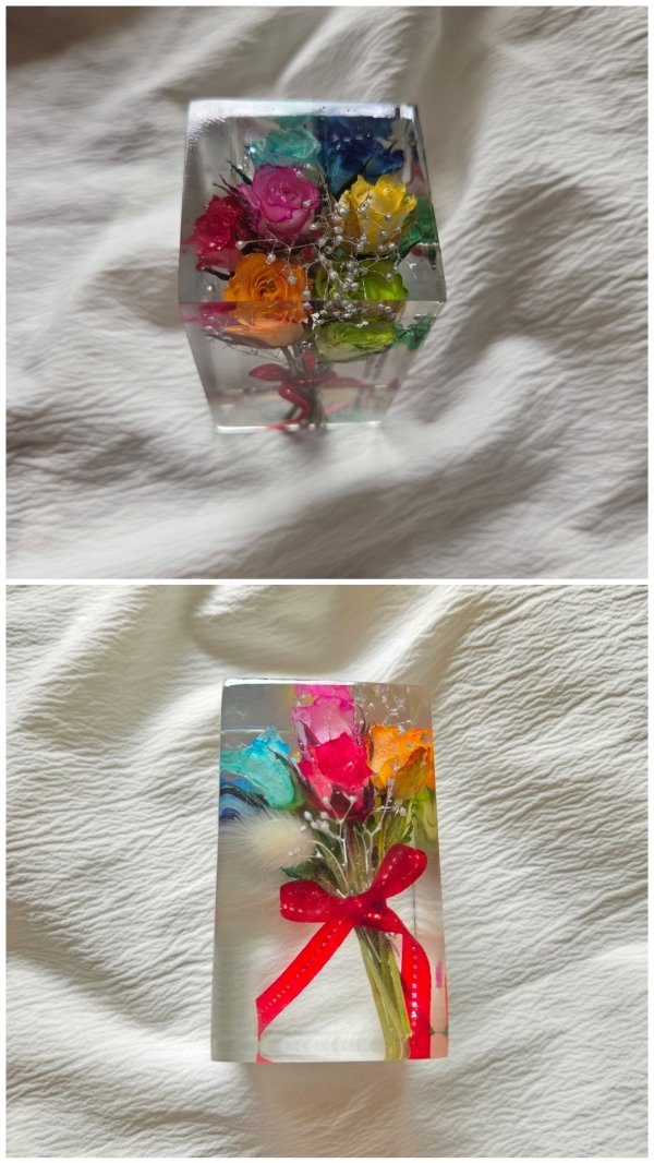 EggnWorks Museum 染めバラの花束