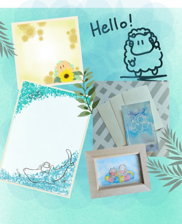EggnWorks Museum イラスト入り紙もの