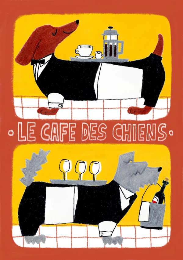 EggnWorks Museum Le café des chiens.