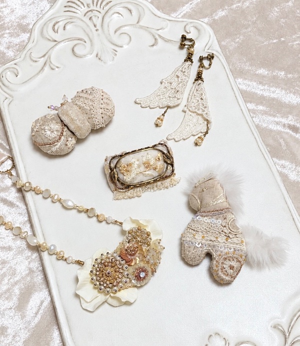 EggnWorks Museum エッグンワークス ミュージアム ビーズ刺繍アクセサリー・刺繍雑貨