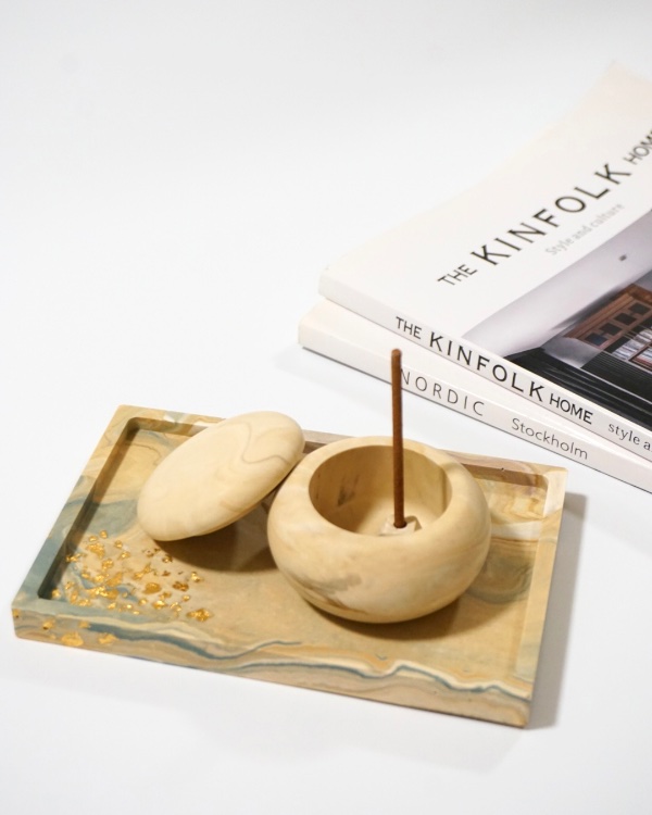 EggnWorks Museum Stone case.(お香立て付き)
