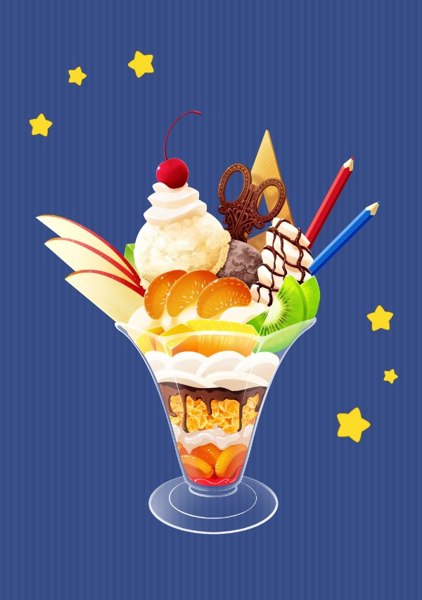 EggnWorks Museum 夜のパフェトリー