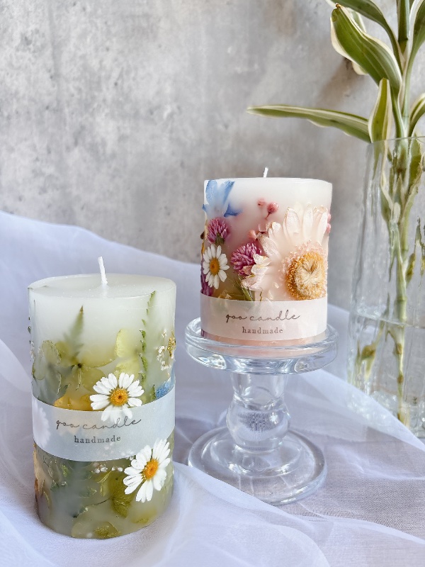 EggnWorks Museum botanical candle