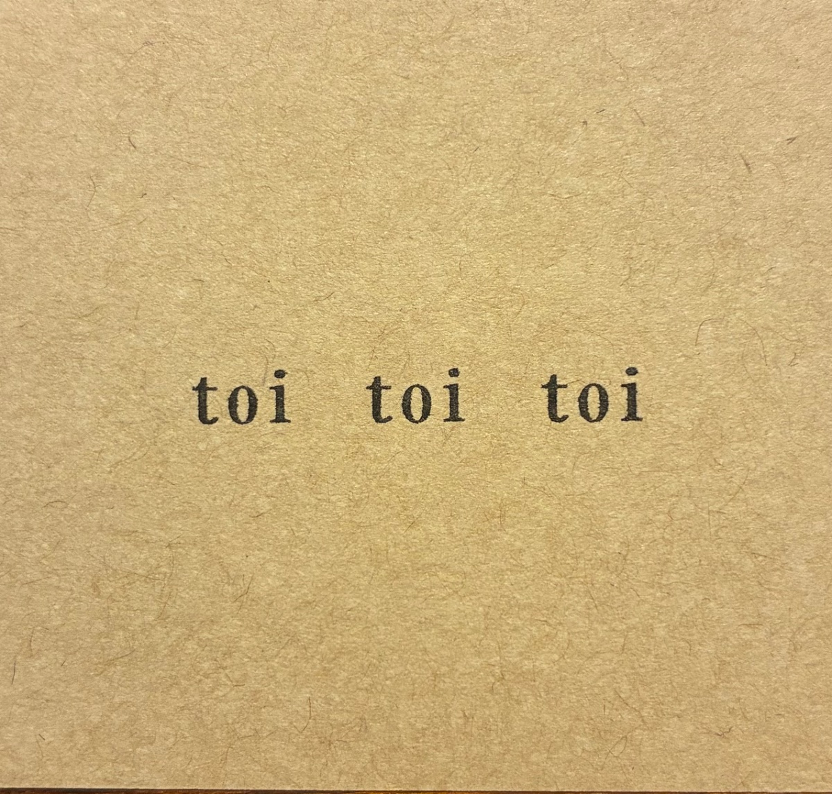 toitoitoi