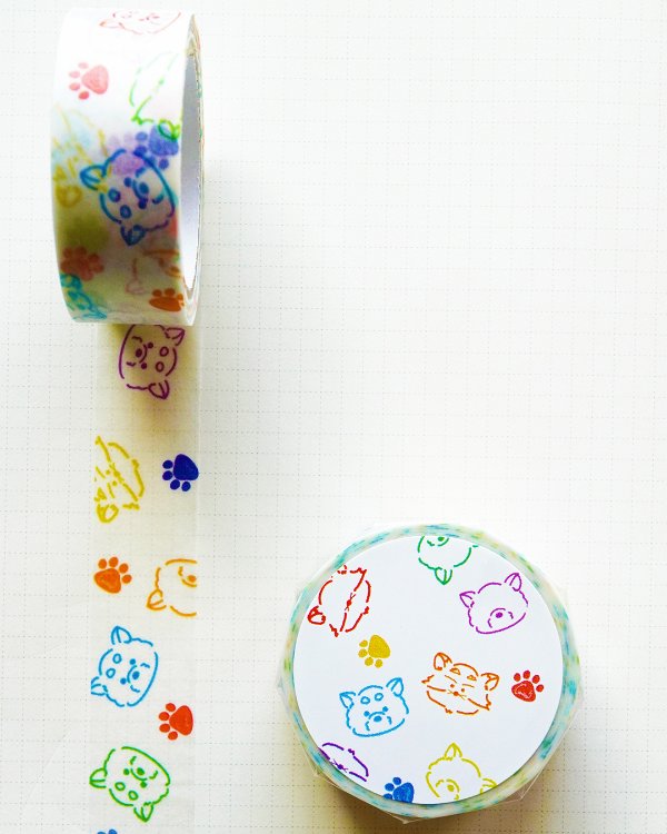 EggnWorks Museum エッグンワークス ミュージアム Pop'n Paw! Masking Tape