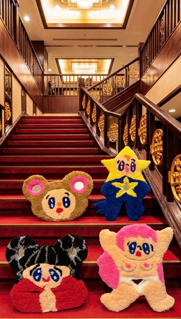 EggnWorks Museum タフティング×ニット