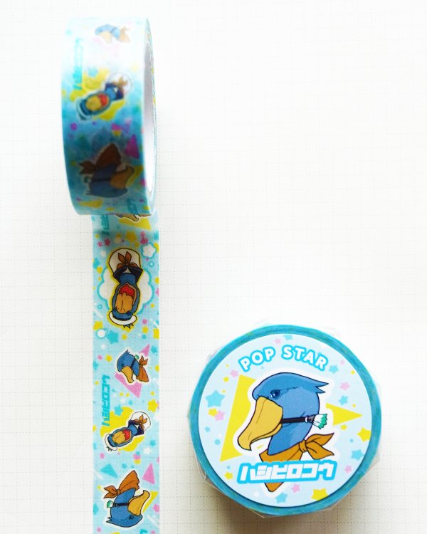 EggnWorks Museum エッグンワークス ミュージアム POP STAR Shoebill Masking Tape