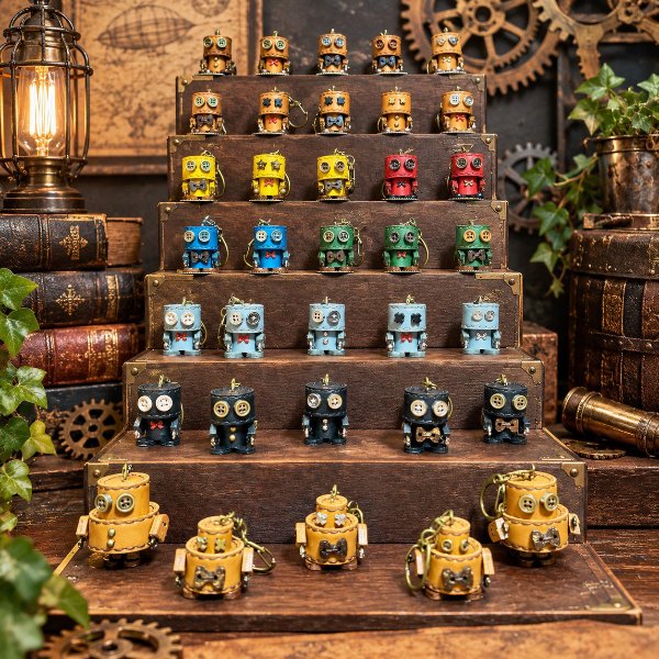 EggnWorks Museum 革のロボットコロボ
