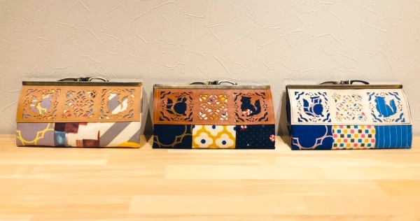 EggnWorks Museum 切り絵財布