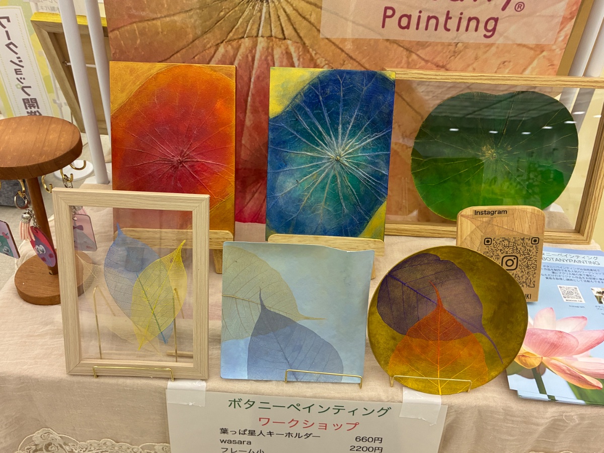 ボタニーペインティングのアート作品