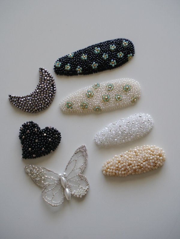 EggnWorks Museum オートクチュール刺繍　ブローチ/ヘアアクセサリーコレクショ