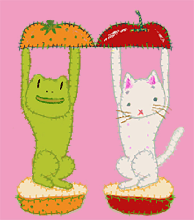 EggnWorks Museum エッグンワークス ミュージアム ポストカードとりどり姉妹