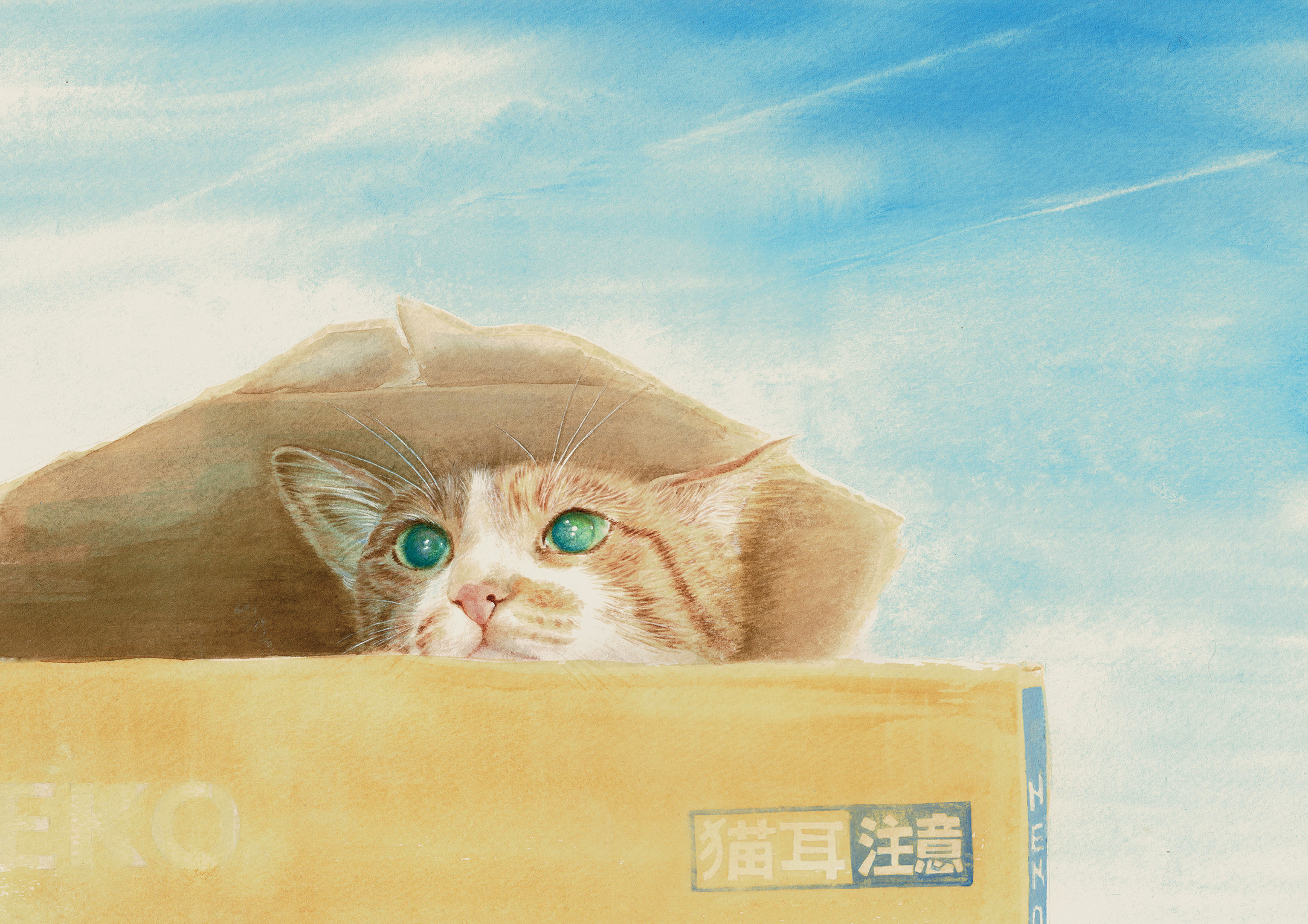 EggnWorks Museum ダンボールと空と