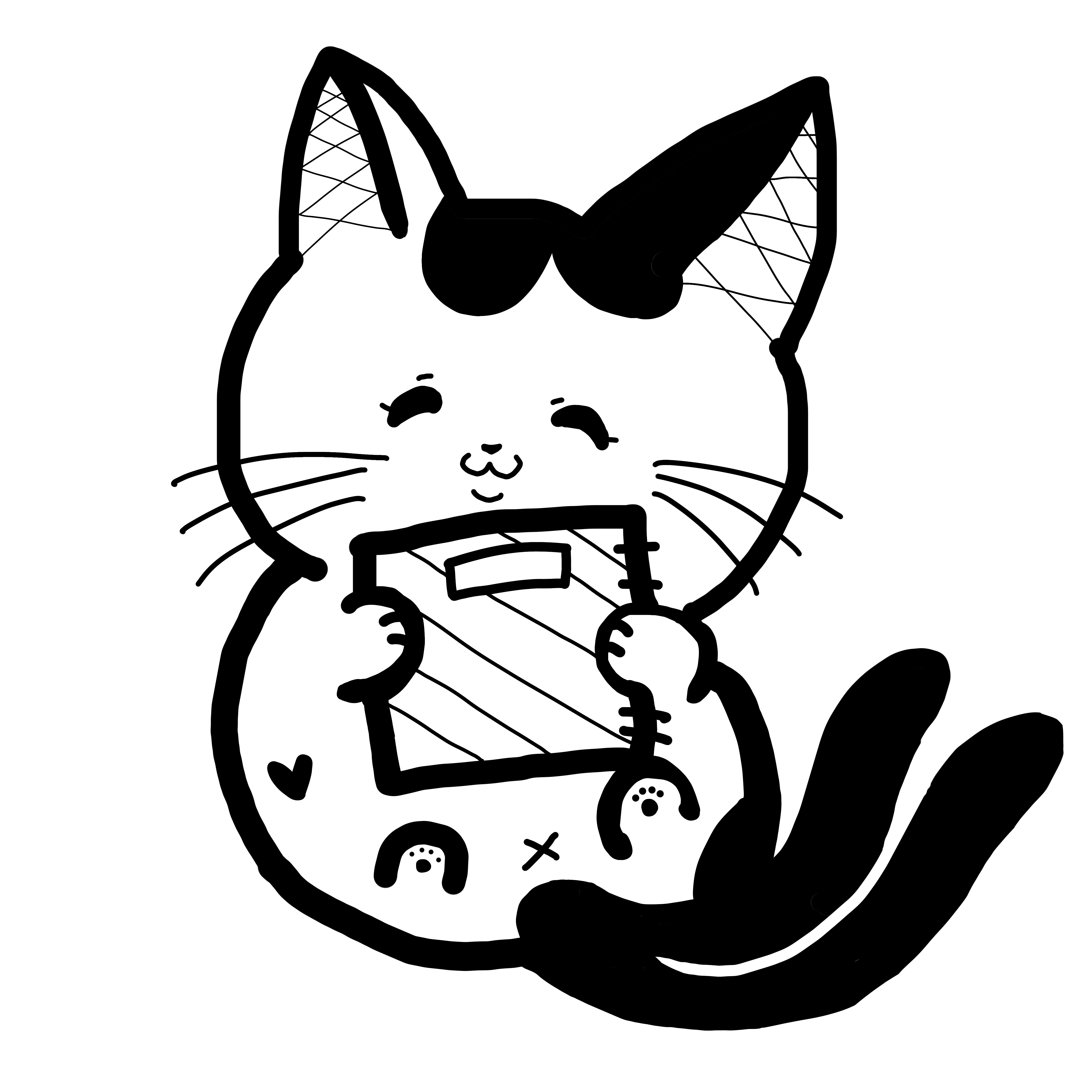 EggnWorks Museum エッグンワークス ミュージアム スケッチブックと猫又