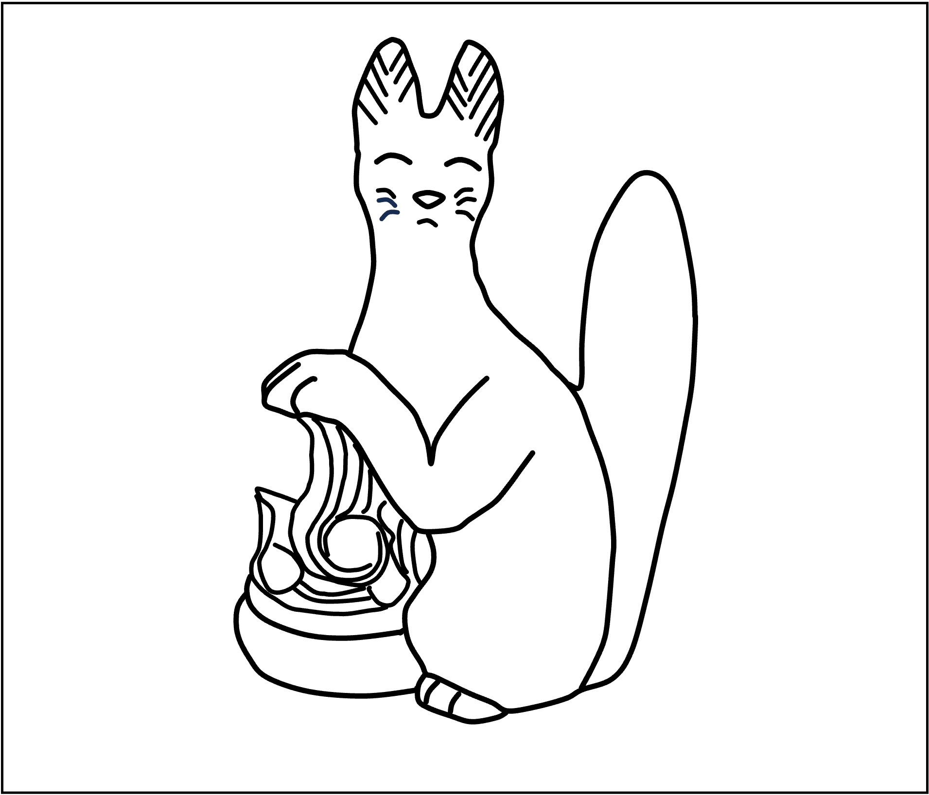 EggnWorks Museum エッグンワークス ミュージアム お稲荷様のお狐さん　白狐