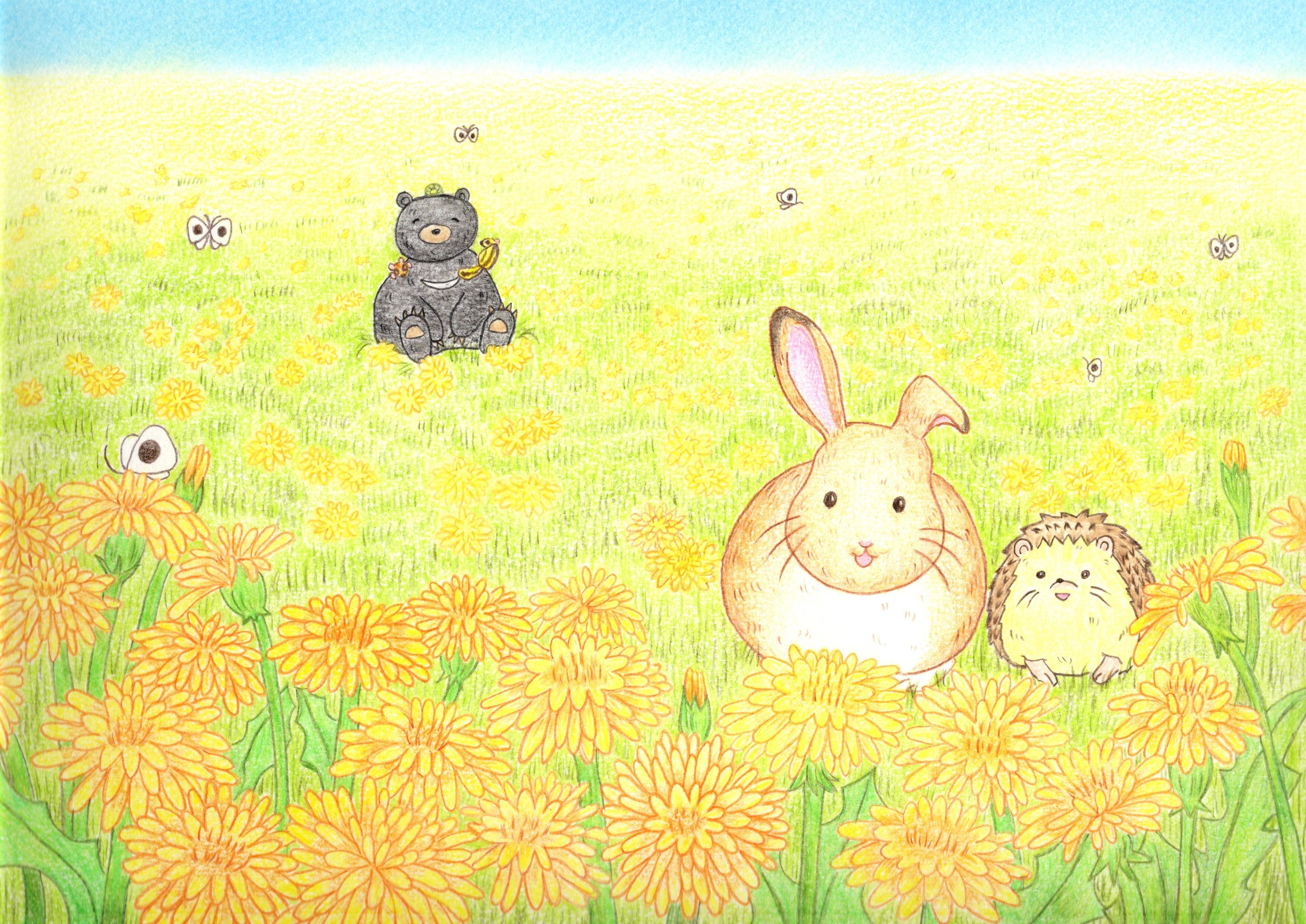 EggnWorks Museum たんぽぽ畑で